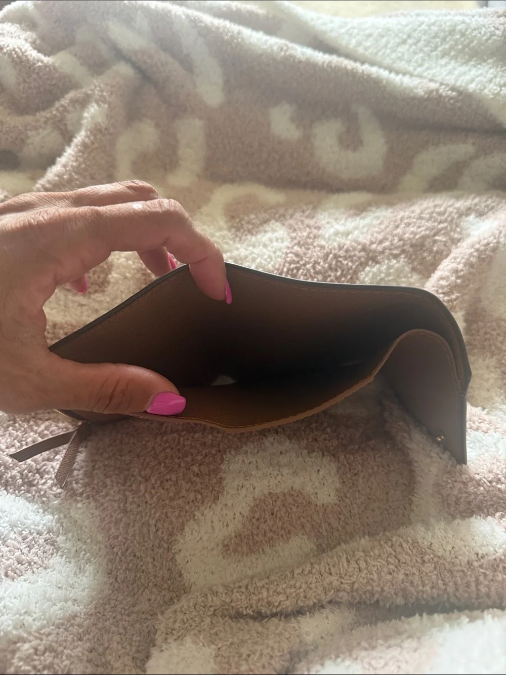 Louis Vuitton Monogram Envelope Wallet in Brown and Tan
